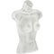 Azar Displays White Plastic Female Bust for Pegboard and Slatwall, PK2 900519-WHT - alternate 1